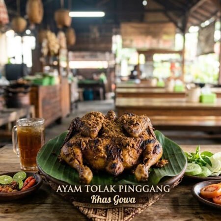 Bukan Ayam Bakar Biasa, Ini Pesona Ayam Tolak Pinggang Khas Gowa