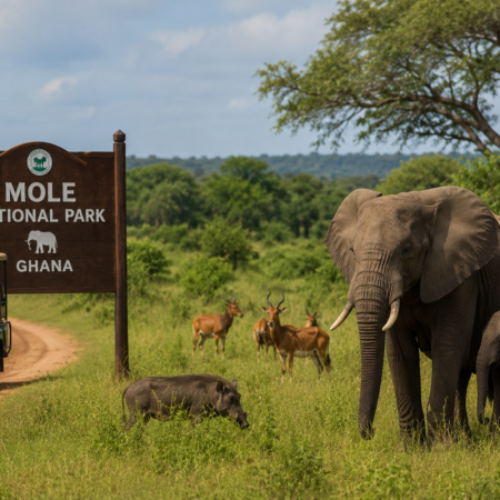 Taman Nasional Mole Ghana, Surga Safari dengan Gajah Afrika yang Menakjubkan